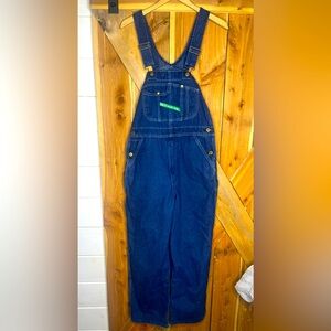 Key Imperial Overalls 34x30 Blue Denim Workwear Bib Carpenter Pockets
